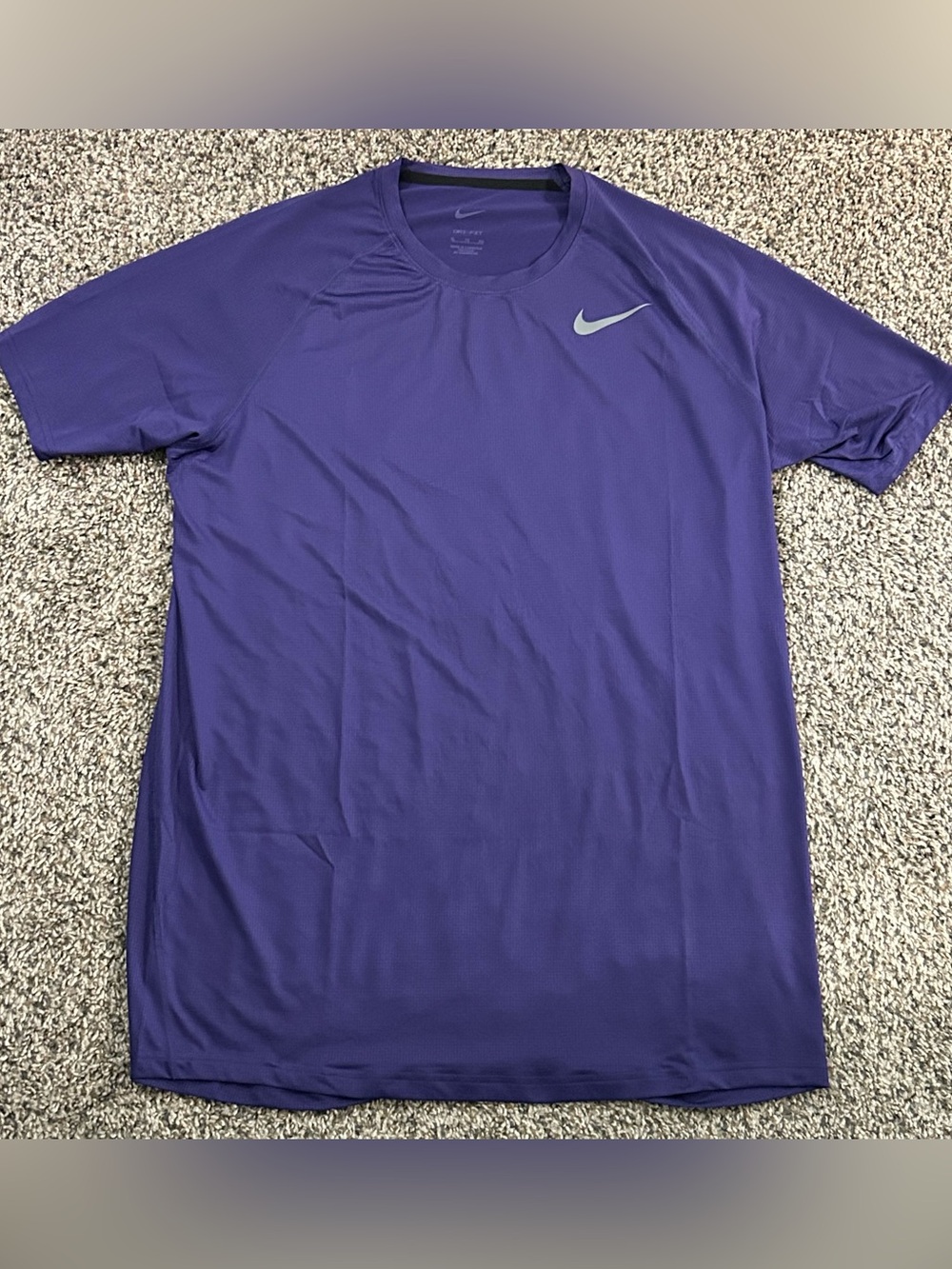 Nike Dri-FIT Hypercool Training Tee Purple Mens Size XL AT3125-566